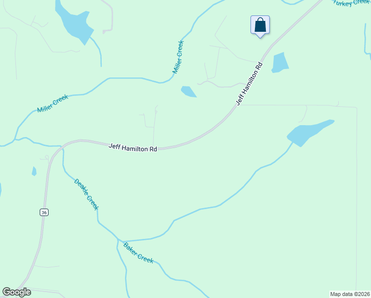 map of restaurants, bars, coffee shops, grocery stores, and more near 11970 Jeff Hamilton Road in Mobile