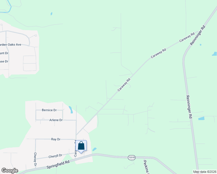 map of restaurants, bars, coffee shops, grocery stores, and more near 36722 Cryer Road in Denham Springs