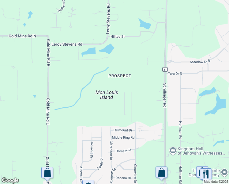map of restaurants, bars, coffee shops, grocery stores, and more near in Tillmans Corner