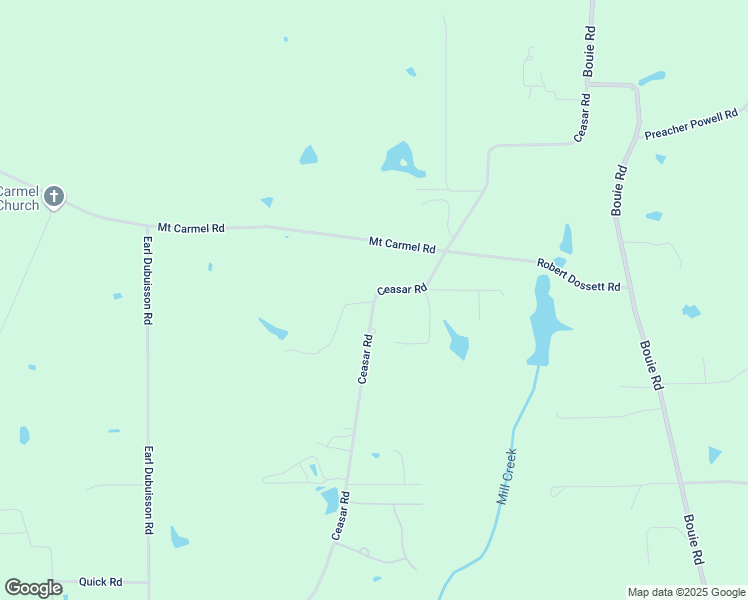 map of restaurants, bars, coffee shops, grocery stores, and more near 1578 Ceasar Road in Carriere