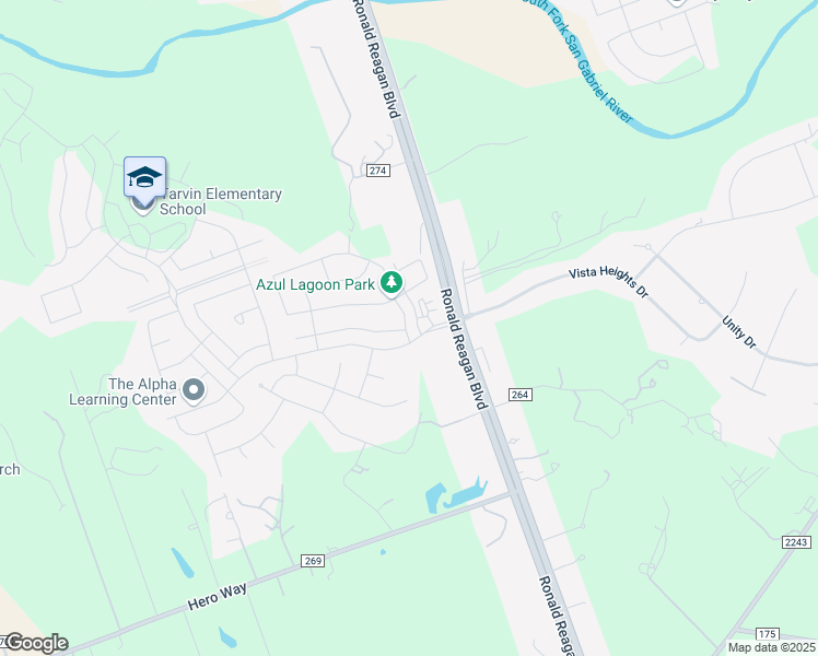 map of restaurants, bars, coffee shops, grocery stores, and more near 808 Azul Lagoon Drive in Leander