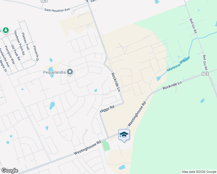 map of restaurants, bars, coffee shops, grocery stores, and more near 928 Dubina Avenue in Georgetown