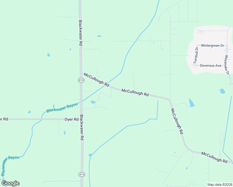 map of restaurants, bars, coffee shops, grocery stores, and more near 10570 McCullough Road in Zachary