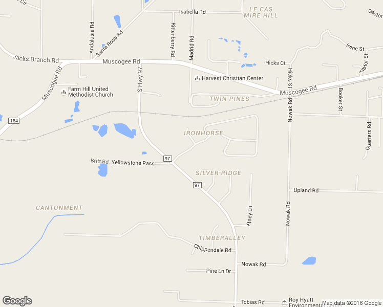 map of restaurants, bars, coffee shops, grocery stores, and more near 1107 Yellowstone Pass in Escambia County
