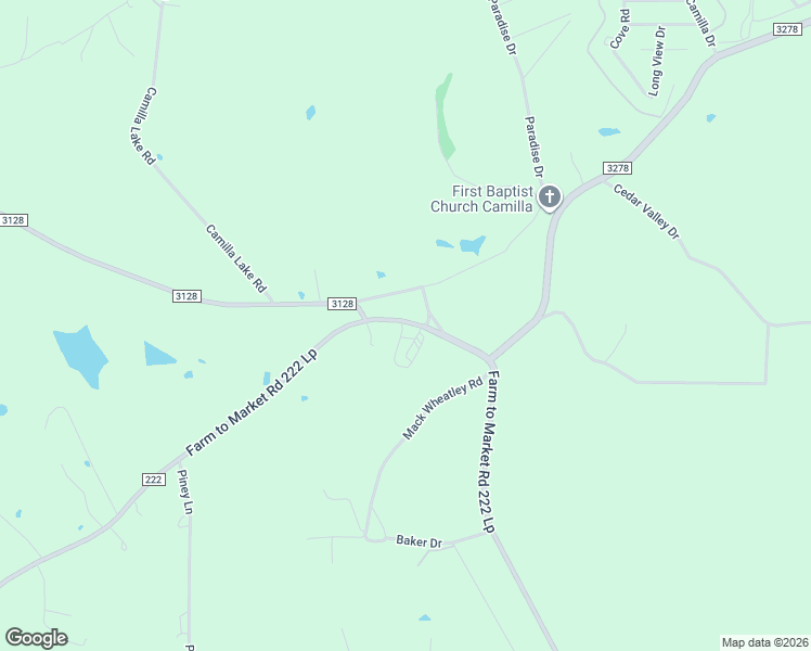 map of restaurants, bars, coffee shops, grocery stores, and more near 3521 Farm to Market 222 in Coldspring