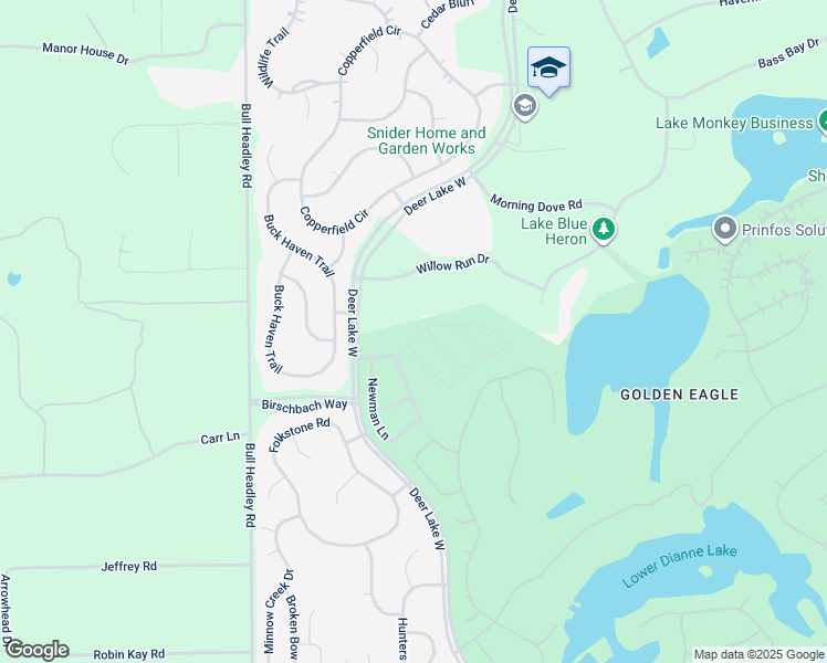map of restaurants, bars, coffee shops, grocery stores, and more near 2200 Heathrow Drive in Tallahassee