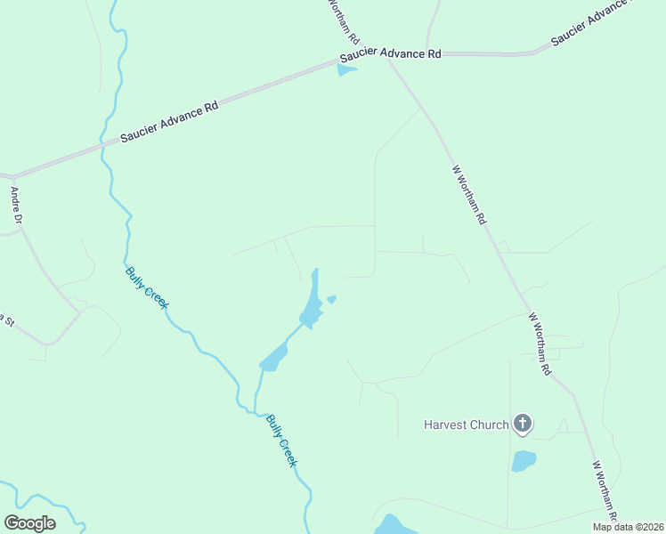 map of restaurants, bars, coffee shops, grocery stores, and more near 21448 McDowell Road in Saucier