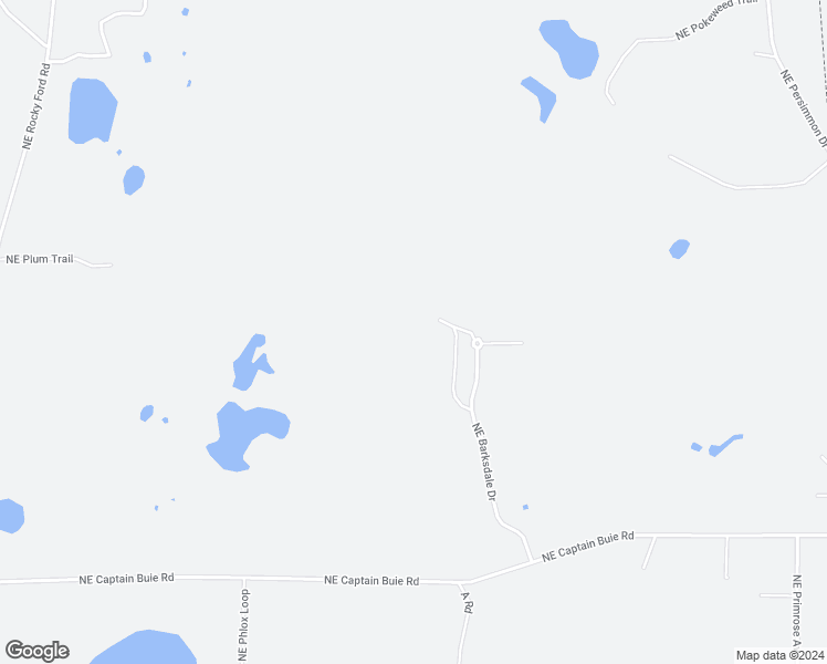 map of restaurants, bars, coffee shops, grocery stores, and more near 1647 Northeast Captain Buie Road in Pinetta