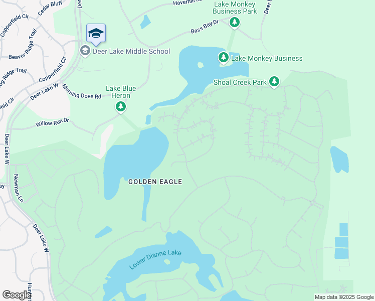 map of restaurants, bars, coffee shops, grocery stores, and more near 9019 Shoal Creek Drive in Tallahassee