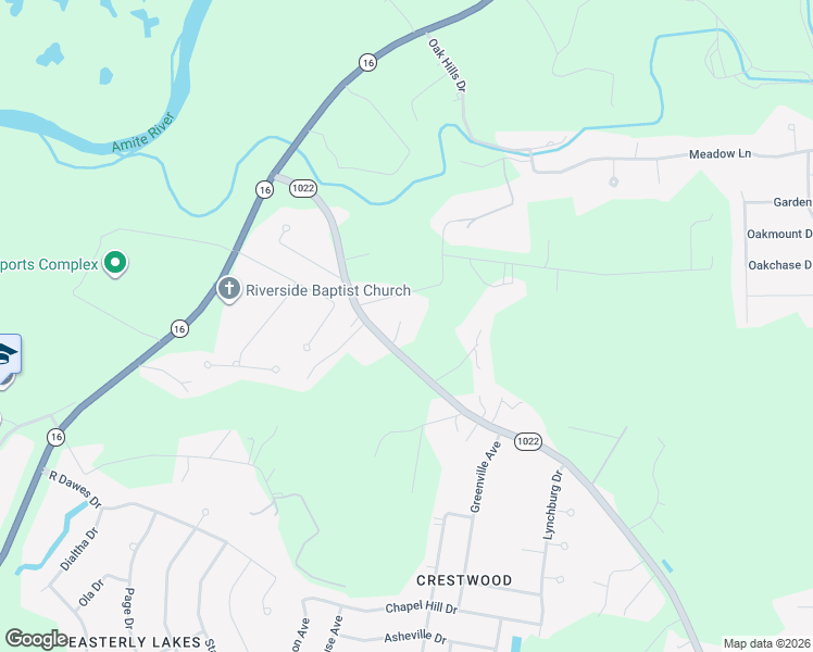 map of restaurants, bars, coffee shops, grocery stores, and more near 36794 Fore Road in Denham Springs
