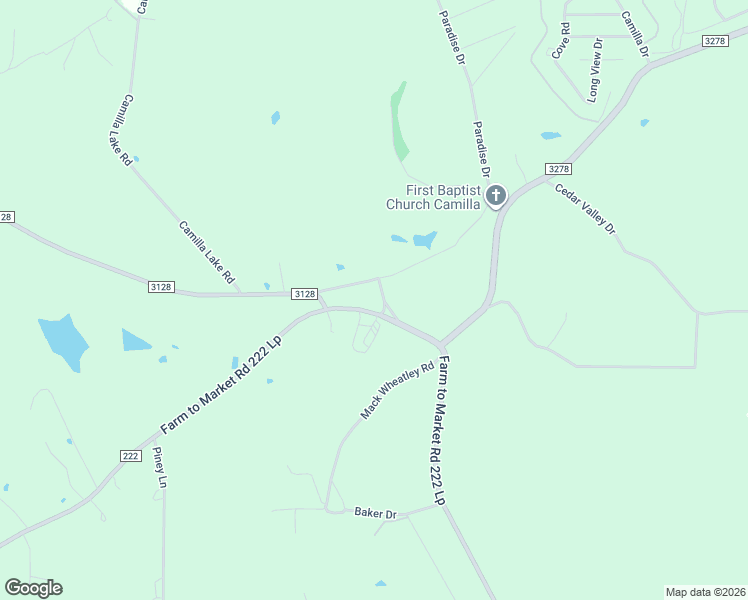 map of restaurants, bars, coffee shops, grocery stores, and more near 3521 Farm to Market 222 in Coldspring