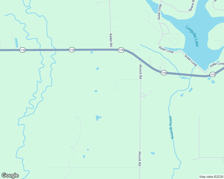 map of restaurants, bars, coffee shops, grocery stores, and more near 240 Rodney White Lane in Longville