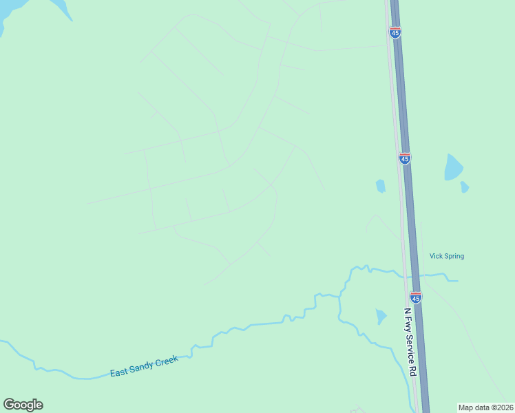 map of restaurants, bars, coffee shops, grocery stores, and more near Eddie Vick Road in New Waverly