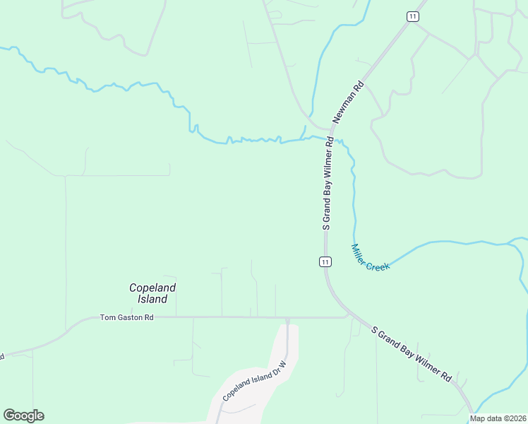 map of restaurants, bars, coffee shops, grocery stores, and more near 4370 South Grand Bay Wilmer Road in Mobile