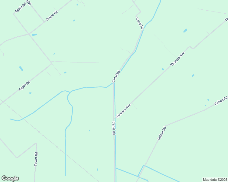 map of restaurants, bars, coffee shops, grocery stores, and more near 549 Canal Road in Opelousas