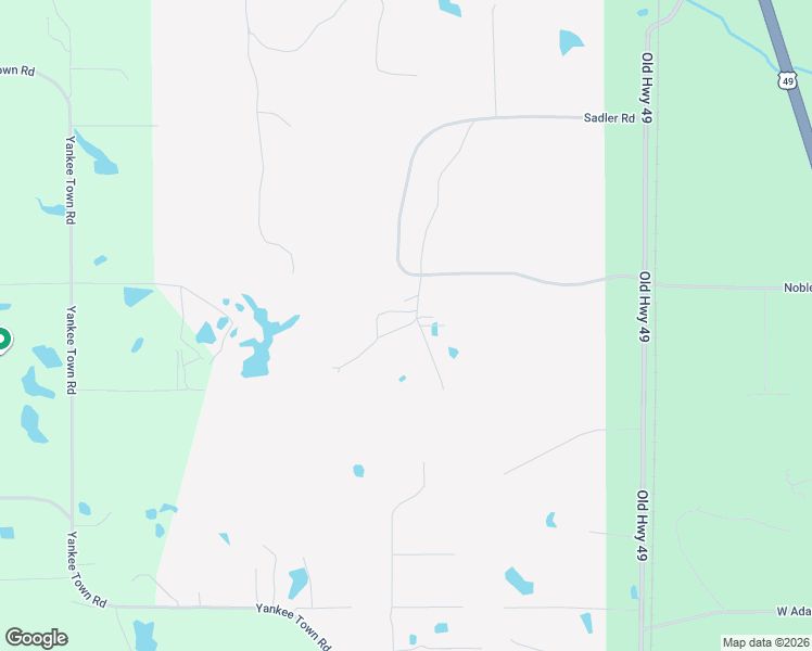 map of restaurants, bars, coffee shops, grocery stores, and more near 21497 Sadler Road in Saucier