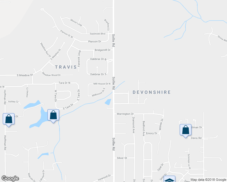 map of restaurants, bars, coffee shops, grocery stores, and more near 4097 Sollie Road in Mobile