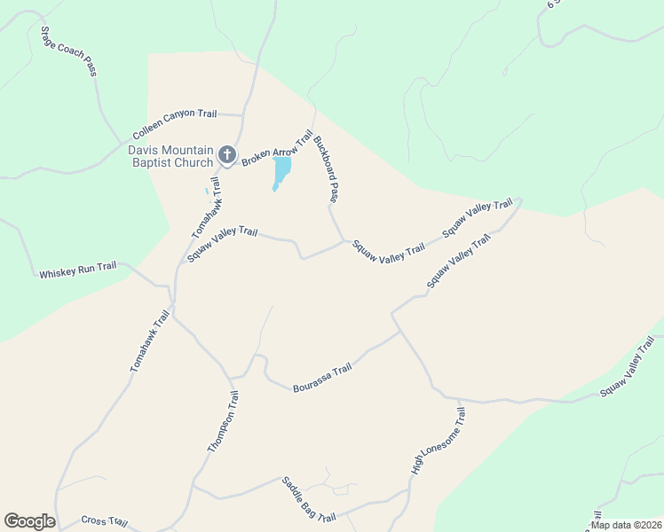 map of restaurants, bars, coffee shops, grocery stores, and more near 110 Squaw Valley Trail in Fort Davis