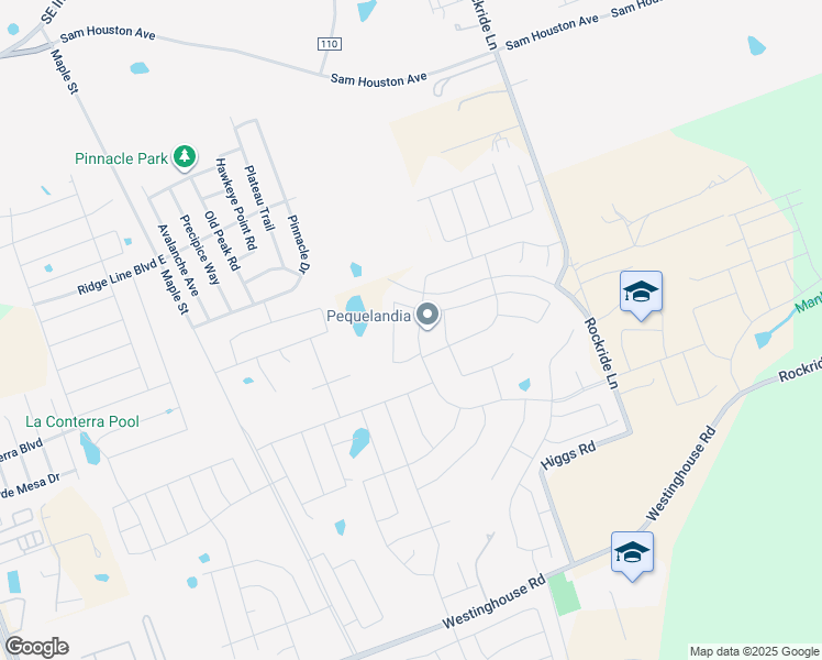 map of restaurants, bars, coffee shops, grocery stores, and more near 1608 Fairhaven Gateway in Georgetown
