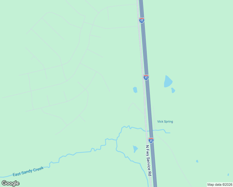 map of restaurants, bars, coffee shops, grocery stores, and more near 2216 Interstate 45 in New Waverly