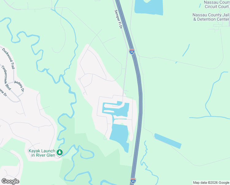 map of restaurants, bars, coffee shops, grocery stores, and more near 75421 Johnson Lake Drive in Yulee