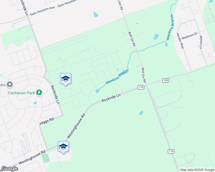 map of restaurants, bars, coffee shops, grocery stores, and more near 104 Kirra Court in Georgetown