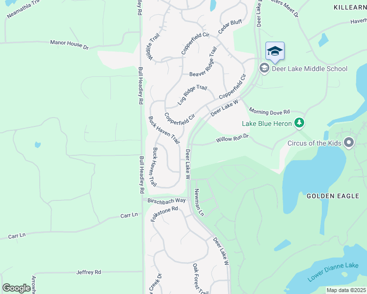 map of restaurants, bars, coffee shops, grocery stores, and more near 9485 Buck Haven Trail in Tallahassee