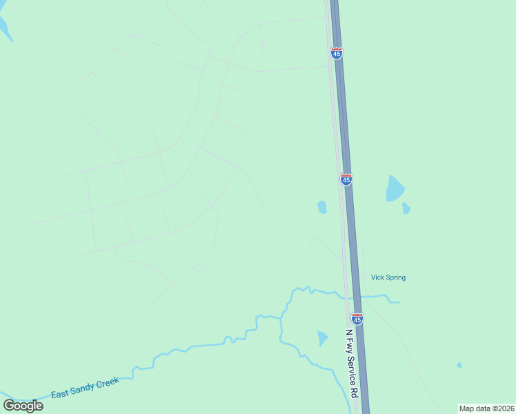 map of restaurants, bars, coffee shops, grocery stores, and more near Eddie Vick Road in New Waverly