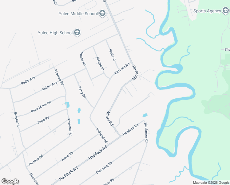 map of restaurants, bars, coffee shops, grocery stores, and more near 85145 Miner Road in Yulee