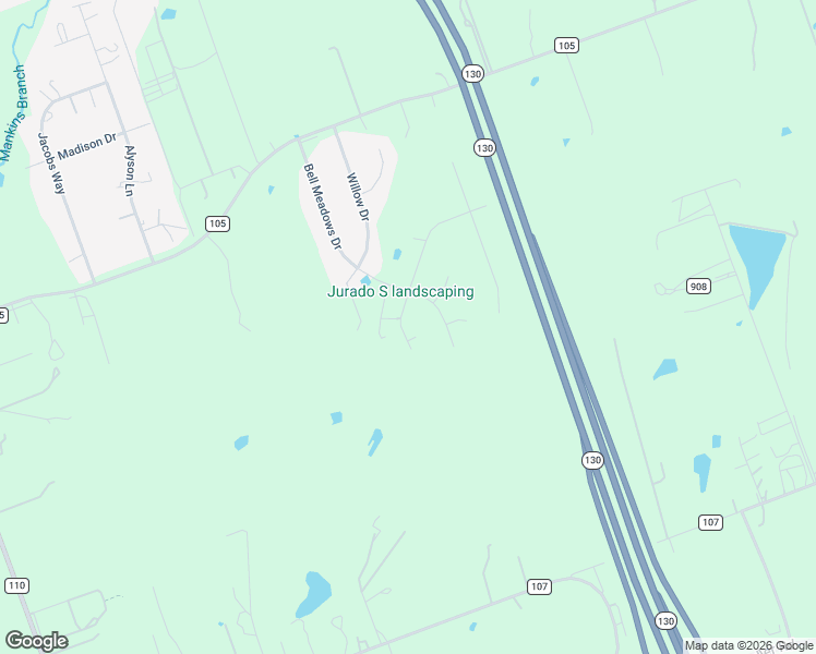 map of restaurants, bars, coffee shops, grocery stores, and more near 107 Cross Meadow Cove in Hutto