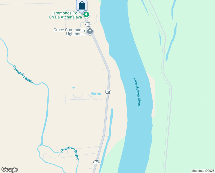 map of restaurants, bars, coffee shops, grocery stores, and more near 8935 Louisiana 105 in Melville