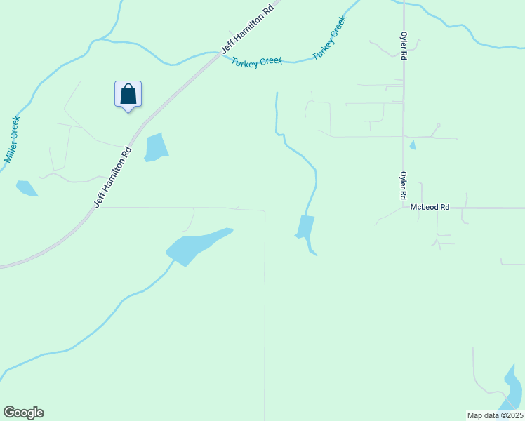 map of restaurants, bars, coffee shops, grocery stores, and more near 11379 Jack Hamilton Road in Mobile