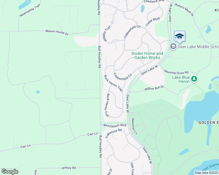 map of restaurants, bars, coffee shops, grocery stores, and more near 9305 Buck Haven Trail in Tallahassee
