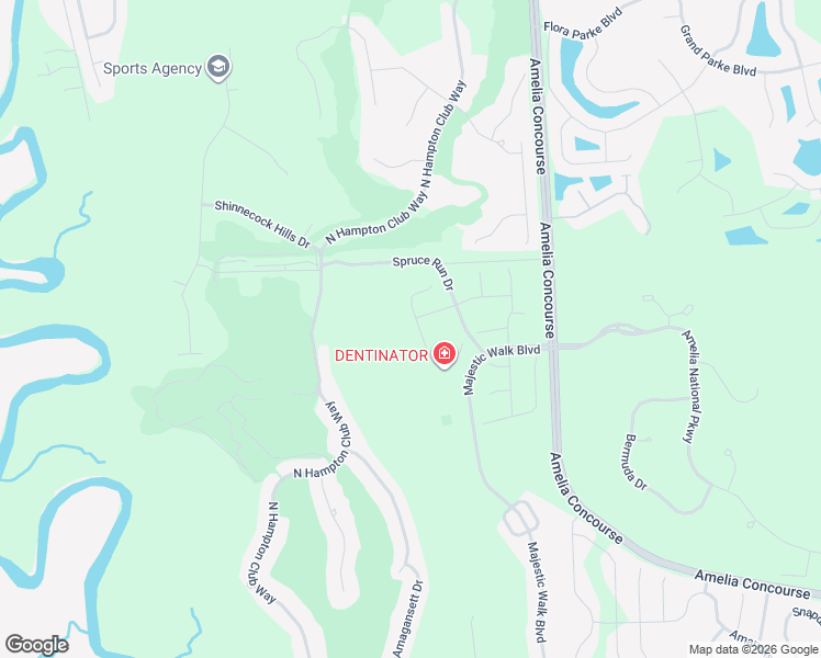 map of restaurants, bars, coffee shops, grocery stores, and more near 83650 Nether Street in Fernandina Beach