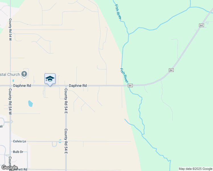 map of restaurants, bars, coffee shops, grocery stores, and more near 11863 Daphne Road in Daphne