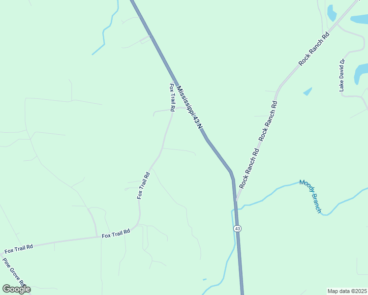 map of restaurants, bars, coffee shops, grocery stores, and more near 236 Fox Trail Road in Picayune