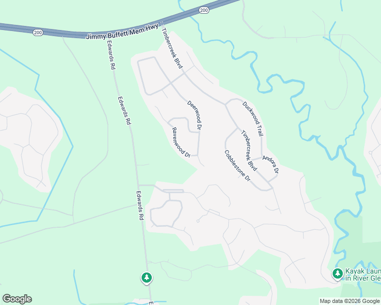 map of restaurants, bars, coffee shops, grocery stores, and more near 75036 Ravenwood Drive in Yulee