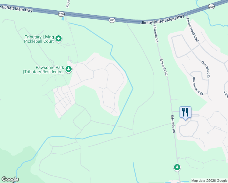 map of restaurants, bars, coffee shops, grocery stores, and more near 360 Edwards Road in Yulee