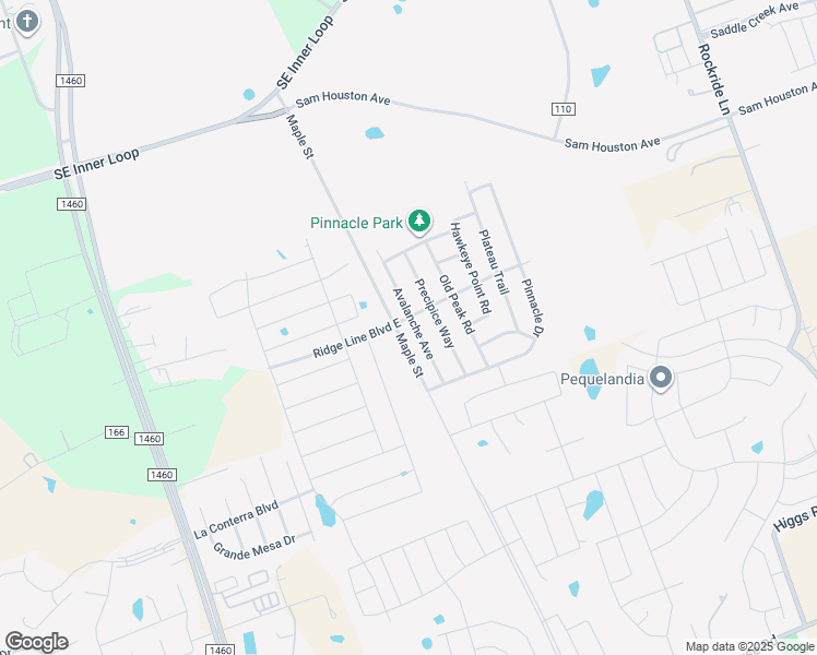 map of restaurants, bars, coffee shops, grocery stores, and more near 304 Avalanche Avenue in Georgetown