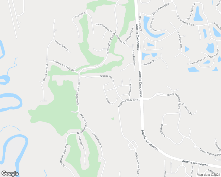 map of restaurants, bars, coffee shops, grocery stores, and more near 83416 Barkestone Lane in Fernandina Beach