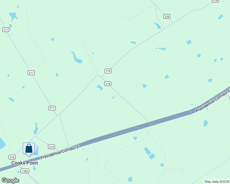 map of restaurants, bars, coffee shops, grocery stores, and more near County Road 218 in Caldwell