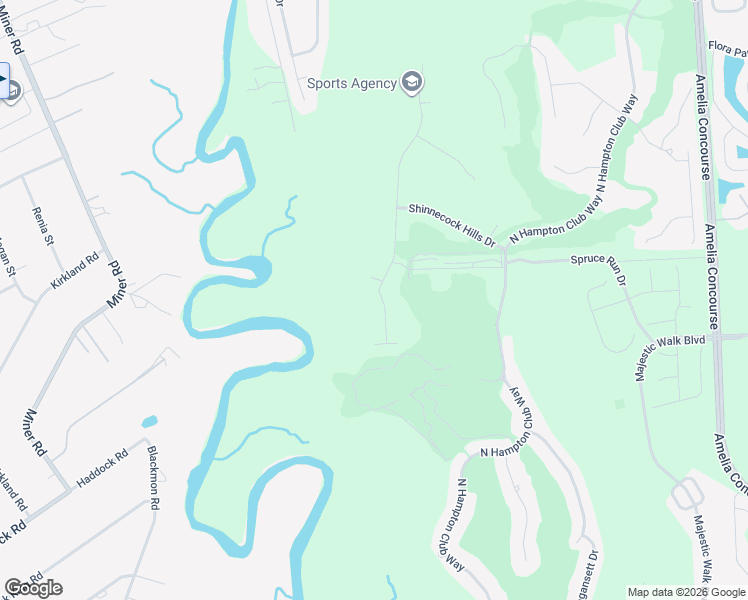 map of restaurants, bars, coffee shops, grocery stores, and more near 85120 Bostick Wood Drive in Fernandina Beach