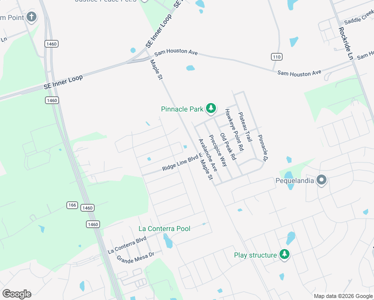 map of restaurants, bars, coffee shops, grocery stores, and more near 1003 Toltec Trail in Georgetown