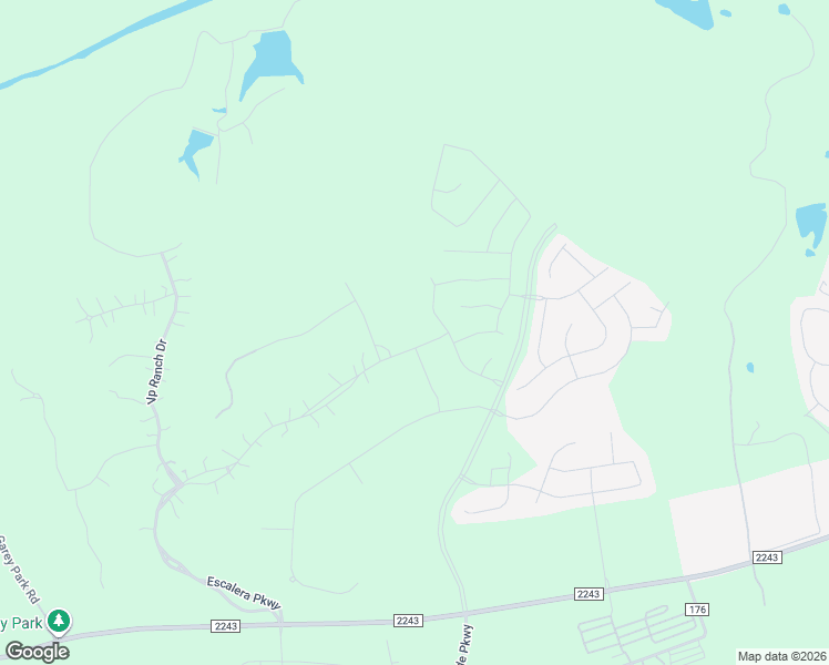 map of restaurants, bars, coffee shops, grocery stores, and more near 409 Escalera Parkway in Georgetown