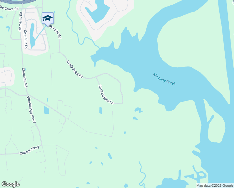 map of restaurants, bars, coffee shops, grocery stores, and more near 96039 Brady Point Road in Fernandina Beach