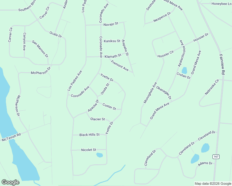 map of restaurants, bars, coffee shops, grocery stores, and more near 3064 Reed Court in Alford