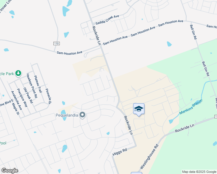 map of restaurants, bars, coffee shops, grocery stores, and more near 1200 Fairhaven Gateway in Georgetown
