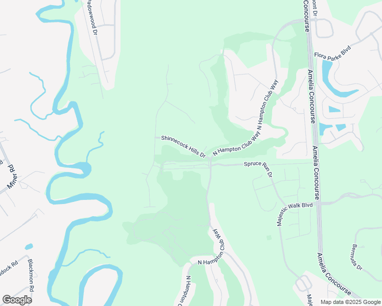 map of restaurants, bars, coffee shops, grocery stores, and more near 85108 Shinnecock Hills Drive in Fernandina Beach