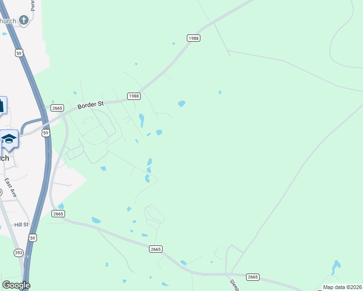 map of restaurants, bars, coffee shops, grocery stores, and more near R L Moffett Street in Goodrich