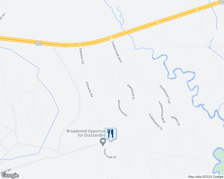 map of restaurants, bars, coffee shops, grocery stores, and more near 75318 Ravenwood Drive in Yulee